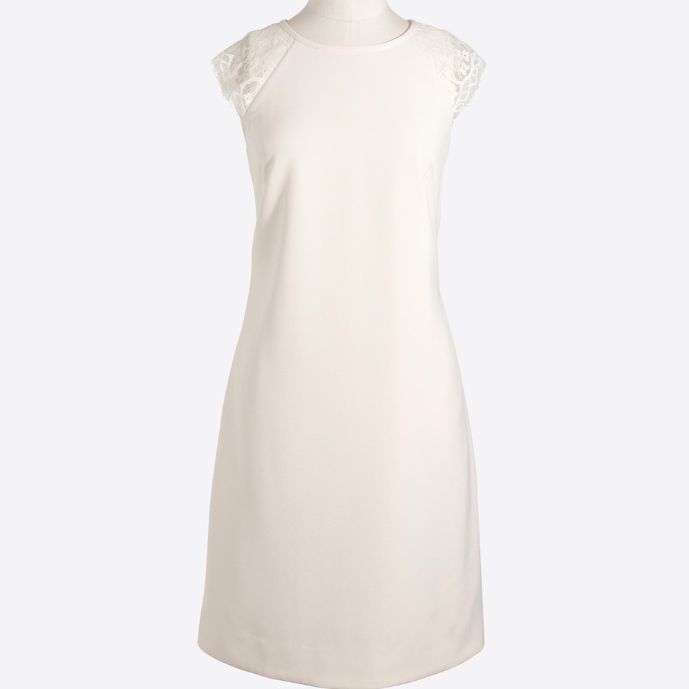 NWT J. Crew Petite Lace Cap Dress with Pockets